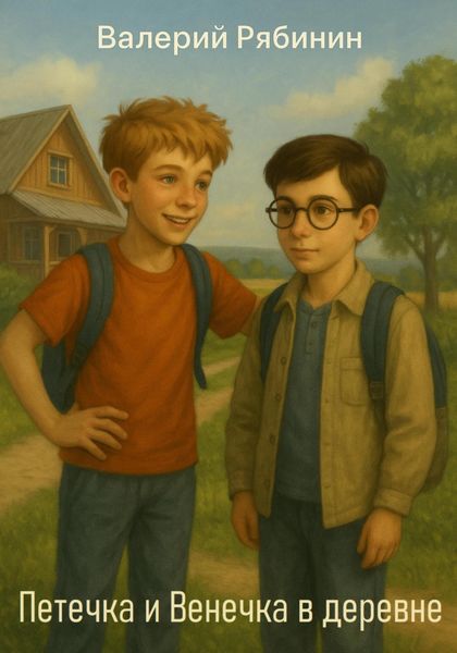 Обложка книги «Игорек и Ванечка в деревне»