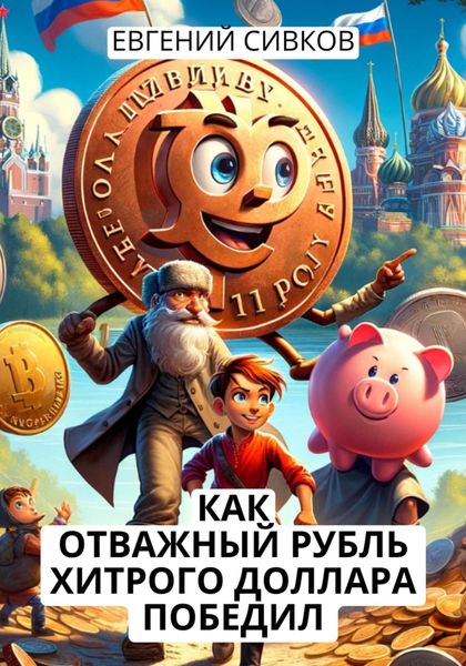 Обложка книги  «Как отважный рубль хитрого доллара победил»