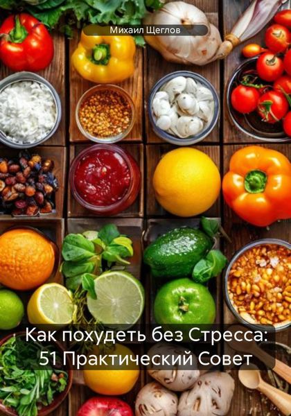 Обложка книги  «Как похудеть без Стресса: 51 Практический Совет»