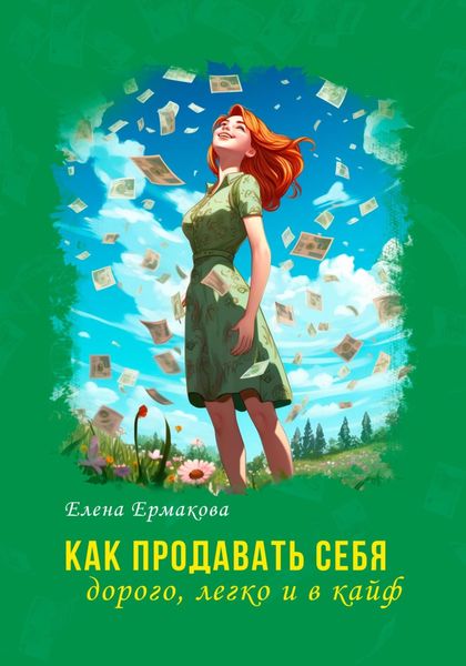 Обложка книги  «Как продавать себя дорого, легко и в кайф»