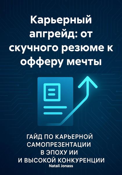 Обложка книги  «Карьерный апгрейд: от скучного резюме к офферу мечты»