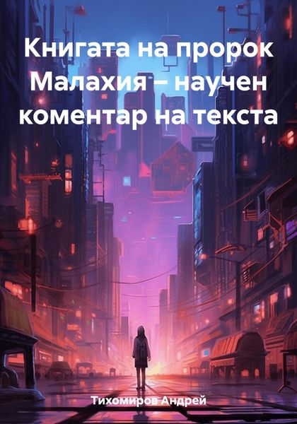 Обложка книги  «Книгата на пророк Малахия – научен коментар на текста»