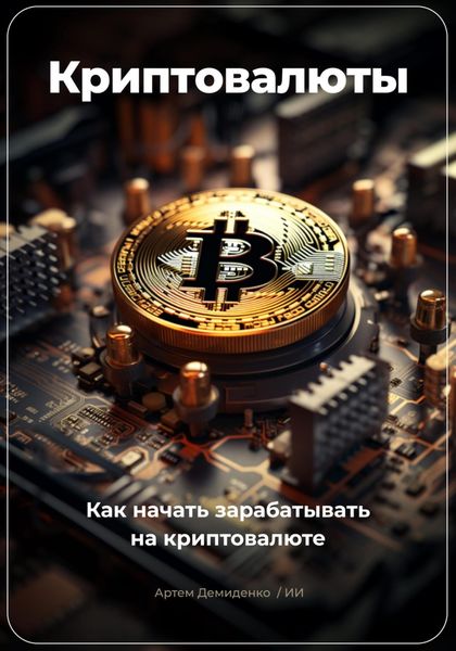 Обложка книги  «Криптовалюты. Как начать зарабатывать на криптовалюте»