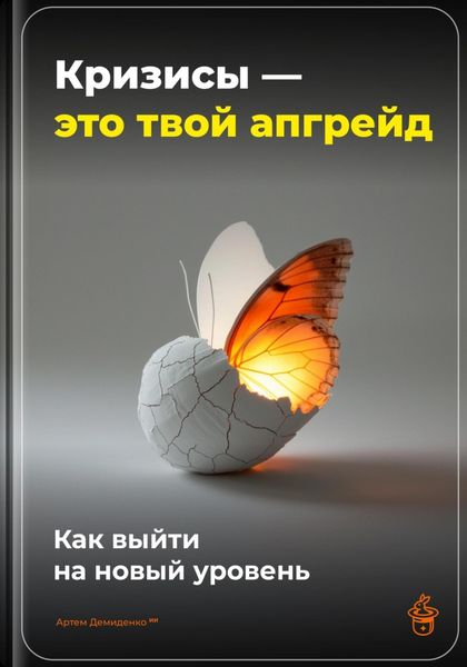 Обложка книги  «Кризисы – это твой апгрейд: Как выйти на новый уровень»