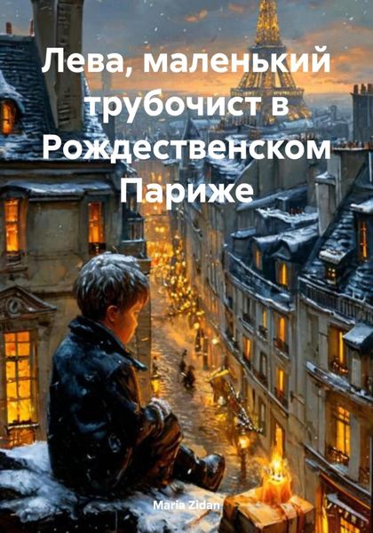 Обложка книги  «Лева, маленький трубочист в Рождественском Париже»