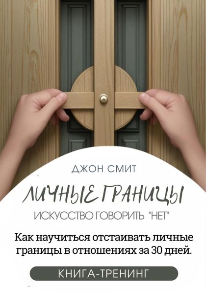Обложка книги  «Личные границы. Искусство говорить «Нет». Как научиться отстаивать личные границы в отношениях за 30 дней»