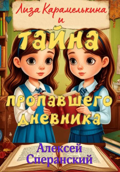 Обложка книги  «Лиза Карамелькина и Тайна пропавшего дневника»
