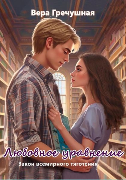 Обложка книги  «Любовное уравнение. 1 часть: закон всемирного тяготения.»
