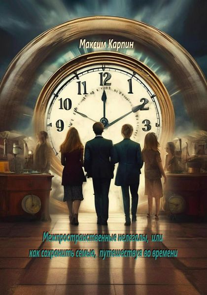 Обложка книги  «Межпространственные нелегалы или как сохранить семью, путешествуя во времени.»