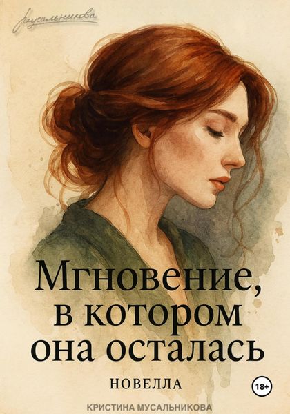 Обложка книги  «Мгновение, в котором она осталась…»