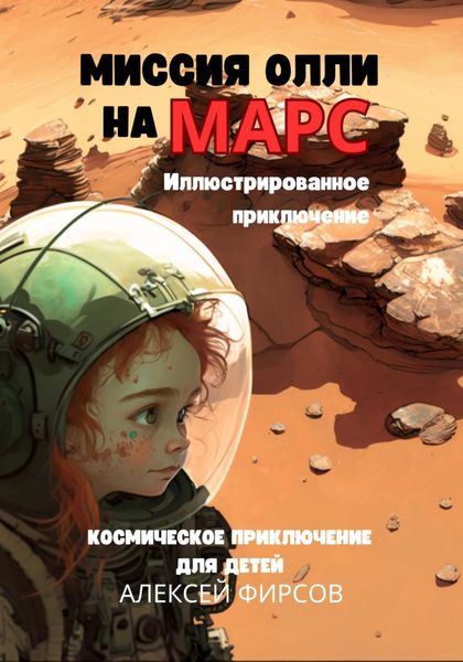 Обложка книги  «Миссия Олли на Марс. Космическое приключение для детей»