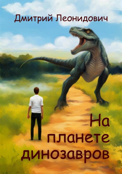 Обложка книги  «На планете динозавров»
