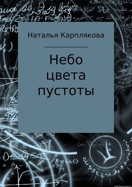 Обложка книги  «Небо цвета пустоты»