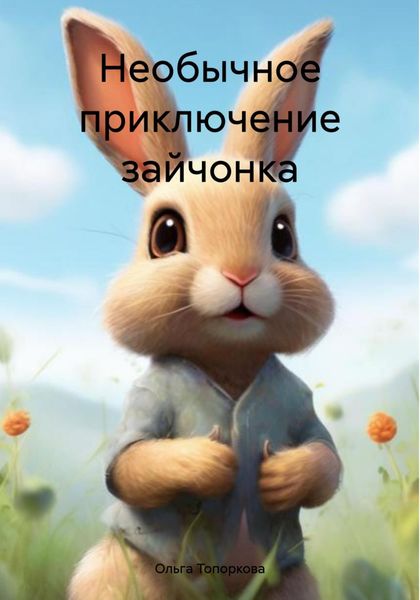 Обложка книги  «Необычное приключение зайчонка»