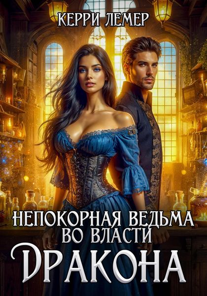 Обложка книги  «Непокорная ведьма во власти дракона»
