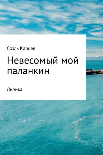 Обложка книги «Невесомый мой паланкин»