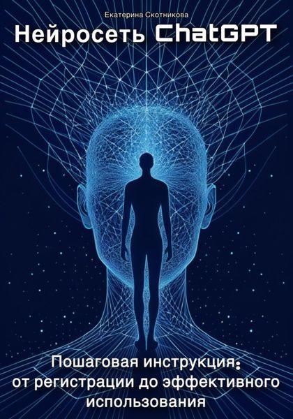 Обложка книги  «Нейросеть ChatGPT. Пошаговая инструкция: от регистрации до эффективного использования»