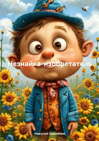 Обложка книги  «Незнайка-изобретатель»
