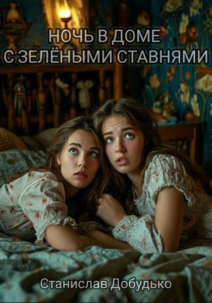 Обложка книги  «Ночь в доме с зелёными ставнями»