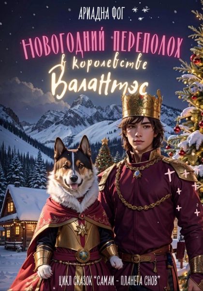 Обложка книги  «Новогодний переполох в королевстве Валантэс»