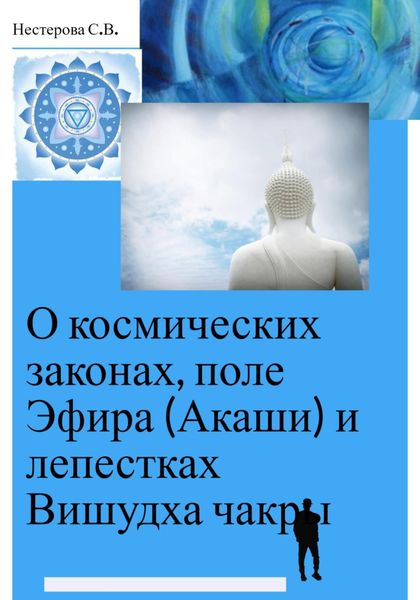 Обложка книги  «О космических законах, поле Эфира (Акаши) и лепестках Вишудха чакры»