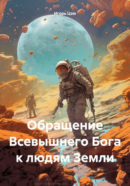 Обложка книги  «Обращение Всевышнего Бога к людям Земли»