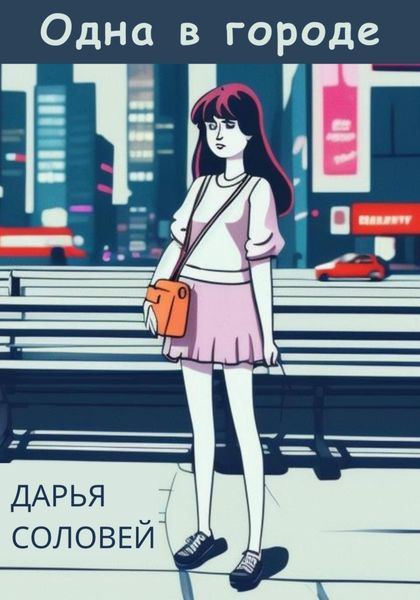 Обложка книги  «Одна в городе»
