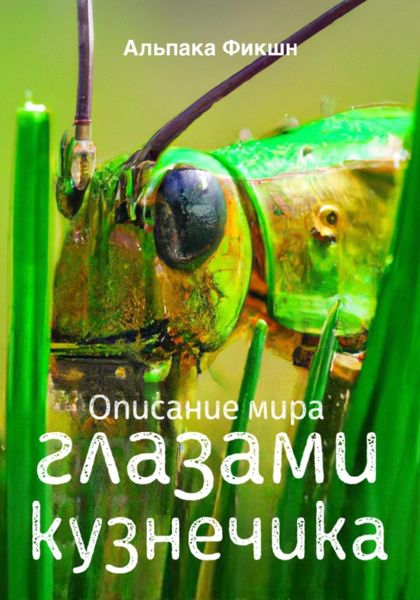 Обложка книги  «Описание мира глазами кузнечика»