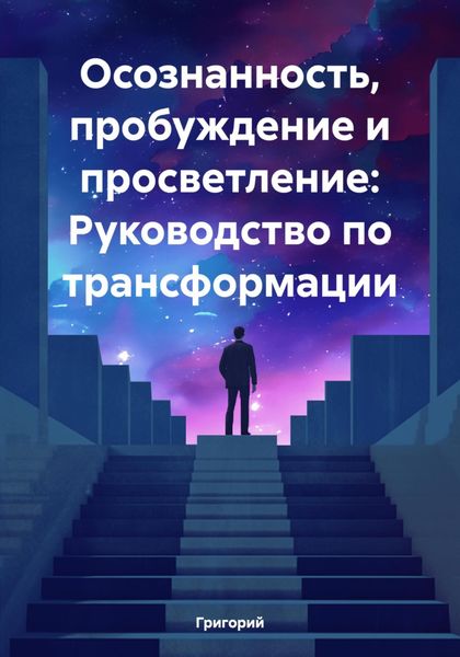 Обложка книги  «Осознанность, пробуждение и просветление: Руководство по трансформации»