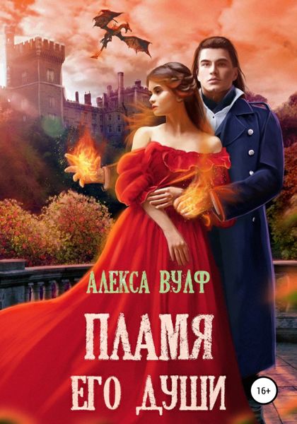 Обложка книги  «Пламя его души»
