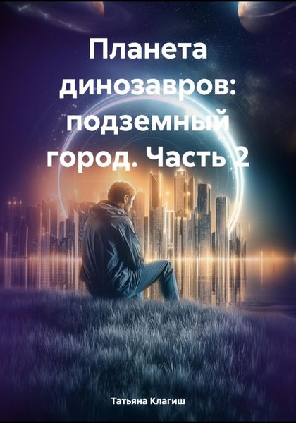 Обложка книги  «Планета динозавров: подземный город. Часть 2»