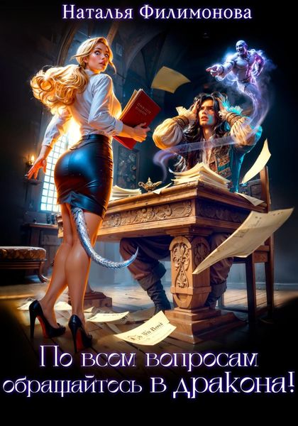 Обложка книги  «По всем вопросам обращайтесь в дракона!»