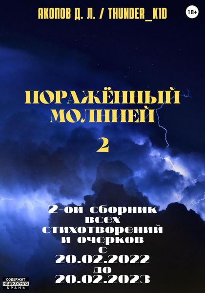 Обложка книги  «Поражённый молнией 2»