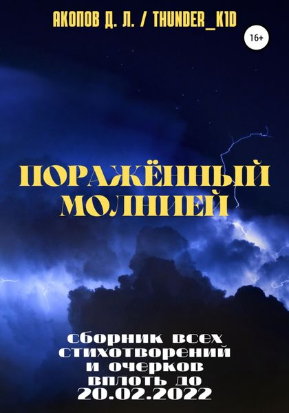 Обложка книги  «Поражённый молнией»