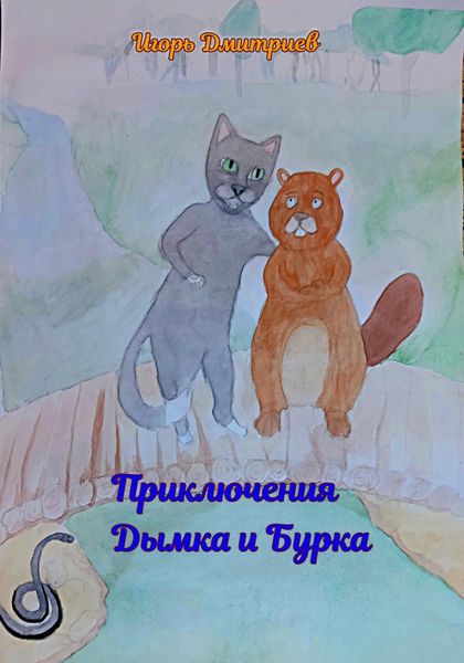 Обложка книги  «Приключения Дымка и Бурка»