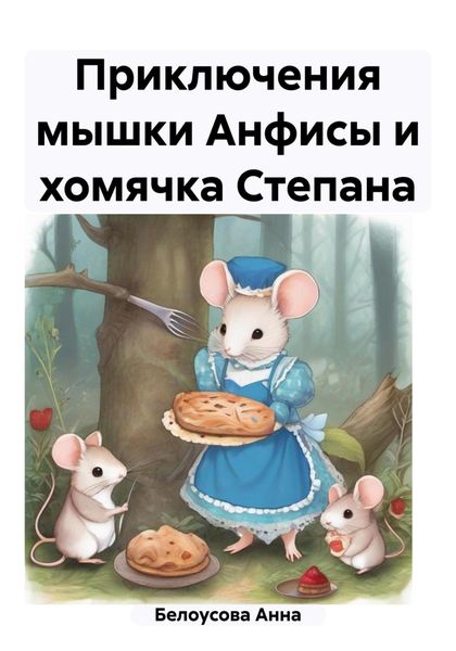 Обложка книги  «Приключения мышки Анфисы и хомячка Степана»
