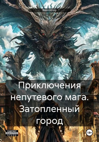 Обложка книги  «Приключения непутевого мага. Затопленный город»