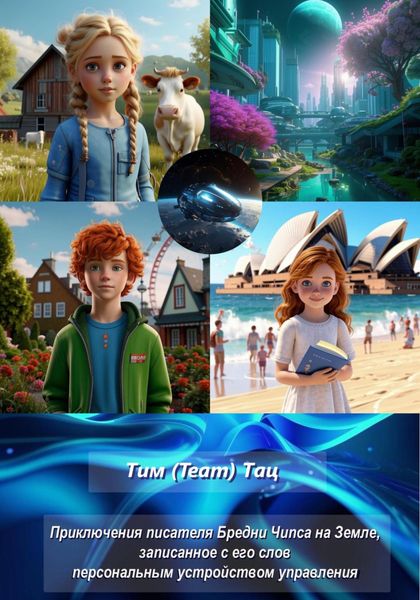 Обложка книги  «Приключения писателя Бренди Чипса на Земле, записанное с его слов персональным устройством управления»