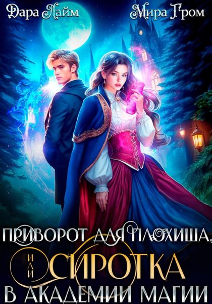 Обложка книги  «Приворот для плохиша, или Сиротка в академии магии»