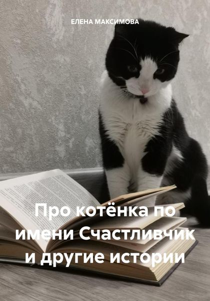Обложка книги  «Про котёнка по имени Счастливчик и другие истории»