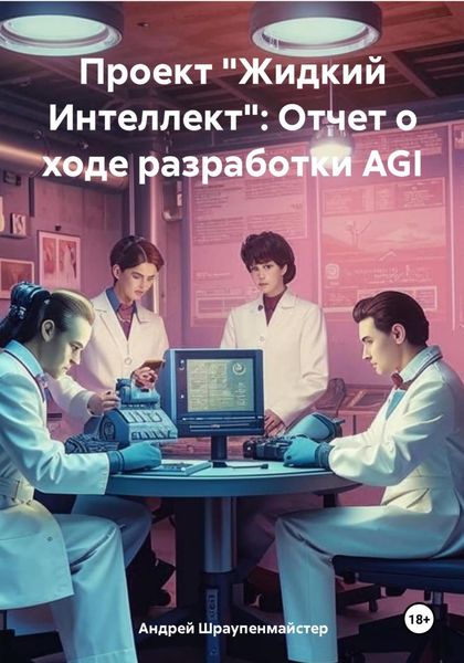 Обложка книги  «Проект «Жидкий Интеллект»: Отчет о ходе разработки AGI»