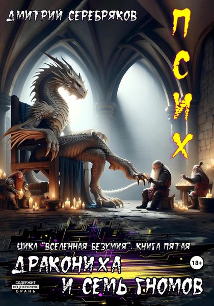 Обложка книги  «Псих. Дракониха и семь гномов»