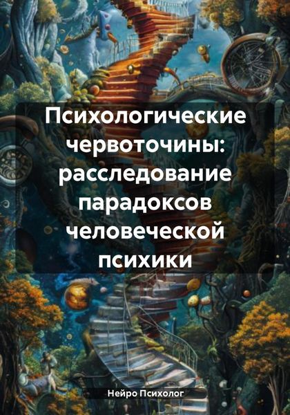 Обложка книги  «Психологические червоточины: расследование парадоксов человеческой психики»