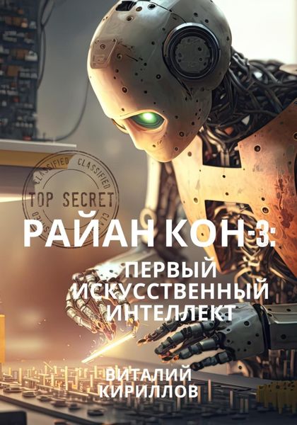Обложка книги  «Райан Кон – 3: Первый искусственный интеллект»