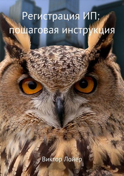 Обложка книги  «Регистрация ИП: пошаговая инструкция»