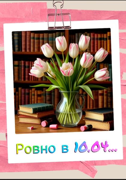Обложка книги  «Ровно в 10.04…»