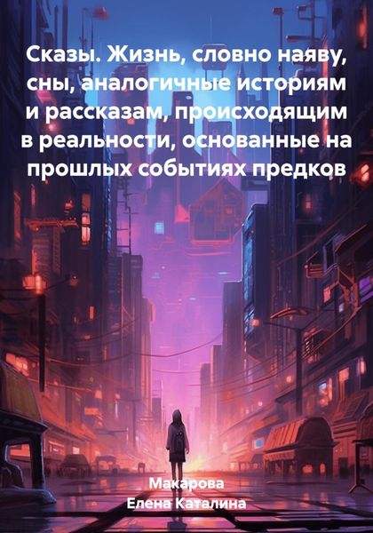Обложка книги  «Сказы. Жизнь, словно наяву, сны, аналогичные историям и рассказам, происходящим в реальности, основанные на прошлых событиях предков»
