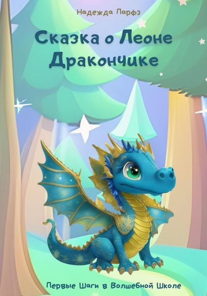 Обложка книги  «Сказка о Леоне Дракончике. Первые Шаги в Волшебной Школе»