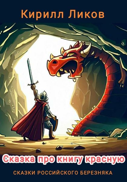 Обложка книги  «Сказка про книгу красную»