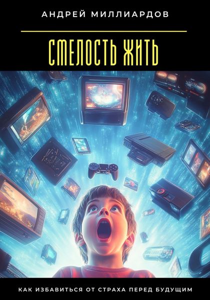 Обложка книги  «Смелость жить. Как избавиться от страха перед будущим»